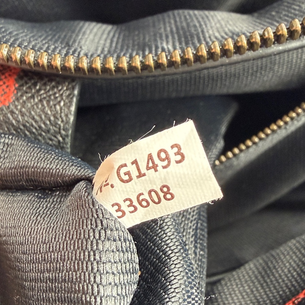 RARE Vintage COACH Borough Black,Red,Tan Floral Turnkey Crossbody Satchel #33608 - Picture 16 of 16